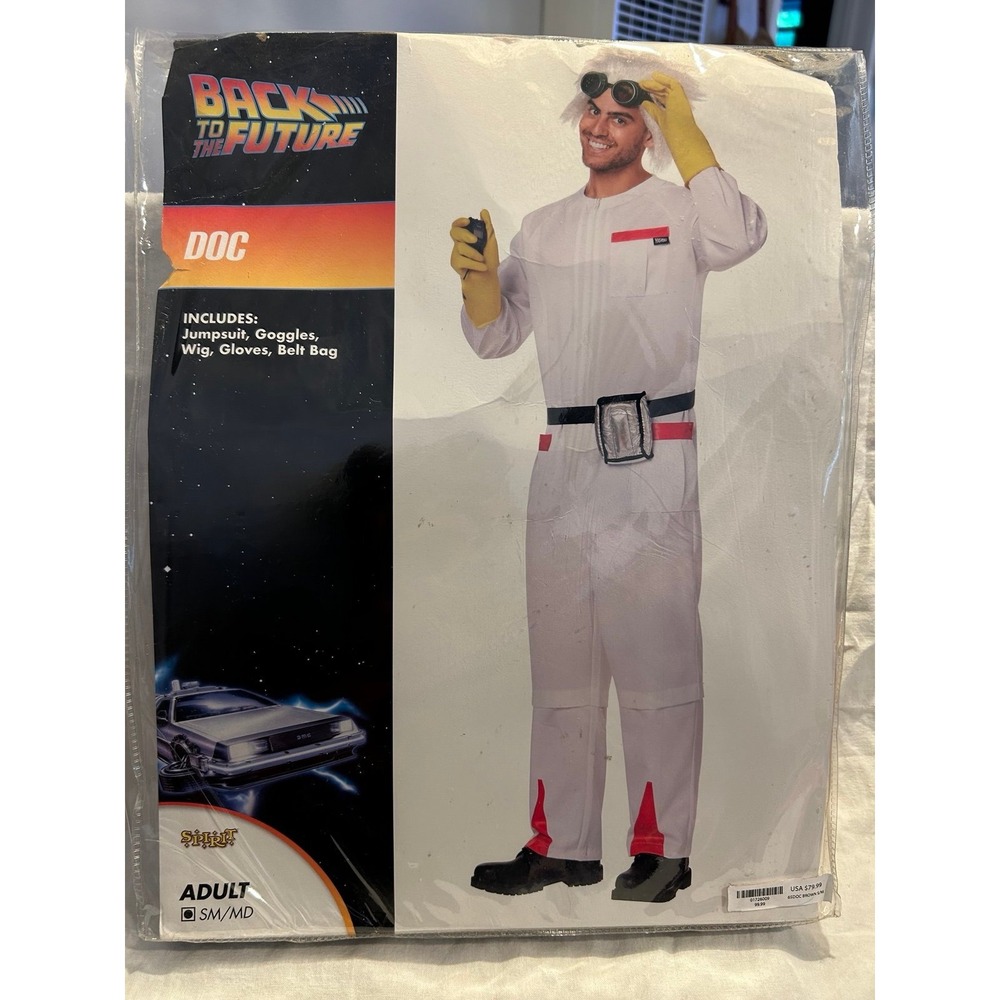 Doc Brown - Back to the Future - Cosplay Costume Spirit Halloween - small/ mediu